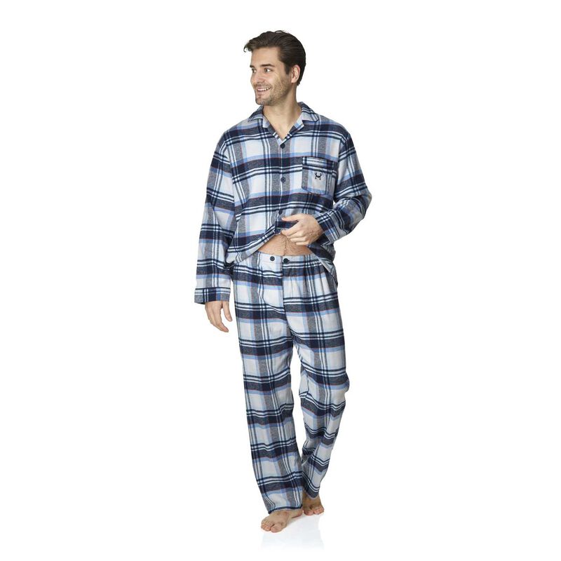 Haigman Brushed Cotton Long Sleeve Pyjama Set image number 8